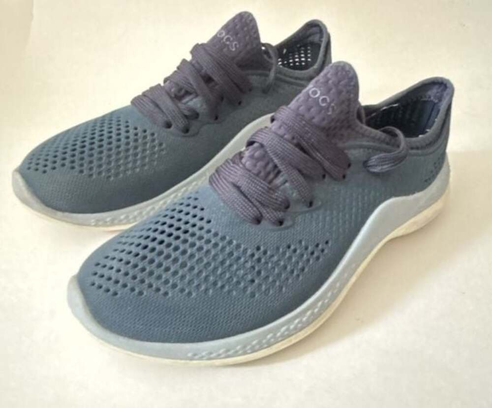 Crocs Literide 360 Pacer Shoes Women's Size W4 Navy Blue Lace Up Comfort Sneaker